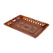 Fruit Tray - 1.5 x 12.5 Inches | Jali work Design Serving Tray / Table Tray / Wood Tray for Home - Pooja Plate & Tray