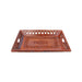 Wooden Tray - 1.5 x 13 x 9 Inches | Serving Tray/ Engraved Decorative Plate/ Kitchen Tray for Home - Pooja Plate & Tray
