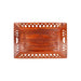 Wooden Tray - 1.5 x 15 x 10 Inches | Serving Tray/ Hand Carved Kitchen Tray for Home Decor & Gifting - Pooja Plate & Tray