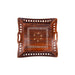 Wooden Tray | Jali Design Serving Tray/ Kitchen Tray/ Square Shape Decorative Plate for Home - Pooja Plate & Tray