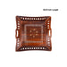 Wooden Tray | Jali Design Serving Tray/ Kitchen Tray/ Square Shape Decorative Plate for Home - Pooja Plate & Tray