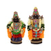Marapachi Bommai Pair - 8 X 4 Inches | Perumal Thayar With Alankaram Statue / Decorative Marapachi Doll - Marapachi Bommai