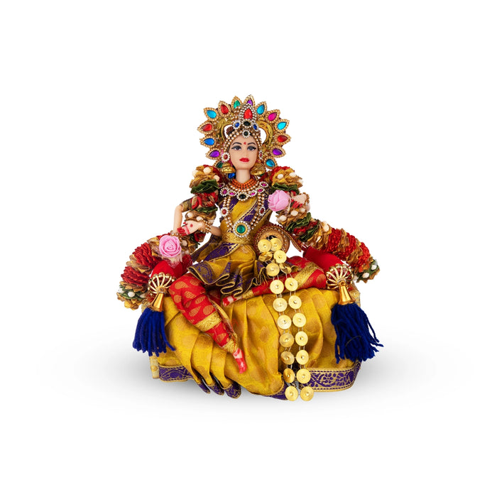 Mahalakshmi Plastic Golu Bommai - 10 x 7.5 Inches | Giri Golu Doll/ Navaratri Golu Bomma/ Gombe/ Bommai