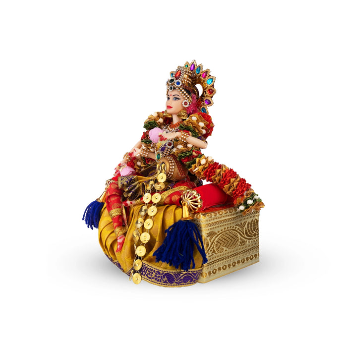 Mahalakshmi Plastic Golu Bommai - 10 x 7.5 Inches | Giri Golu Doll/ Navaratri Golu Bomma/ Gombe/ Bommai