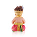 Decorated Krishna Murti With Pot - 12 X 6 Inches | Plastic Krishna Idol/ Gopal Murti For Janmashtami & Pooja - Plastic Bommai