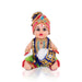 Decorated Krishna Murti With Pot - 12 X 6 Inches | Plastic Krishna Idol/ Gopal Murti For Janmashtami & Pooja - Plastic Bommai