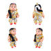 Young Couple Plastic Golu Bommai Pair - 8 x 4.5 Inches | Giri Golu Doll/ Navaratri Golu Bomma/ Gombe/ Bommai - Plastic Bommai