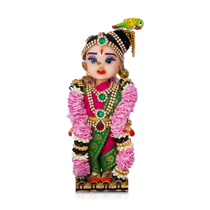 Andal Plastic Golu Bommai - 6 x 2.5 Inches | Giri Golu Doll/ Navaratri Kolu Bommai/ Gombe/ Bommalu