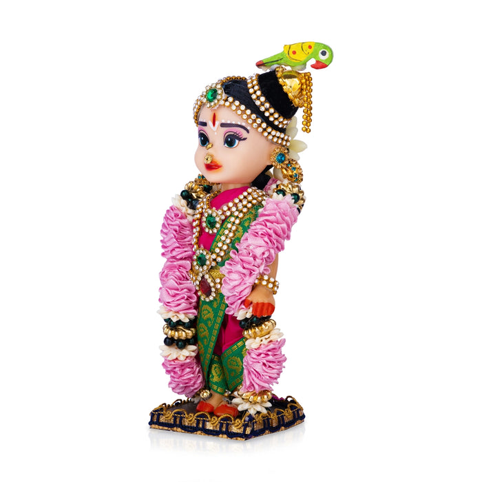 Andal Plastic Golu Bommai - 6 x 2.5 Inches | Giri Golu Doll/ Navaratri Kolu Bommai/ Gombe/ Bommalu