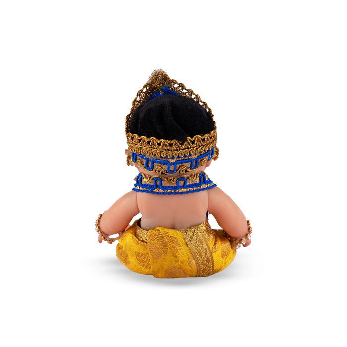 Baby Kannan Plastic Golu Bommai - 4 x 4 Inches | Giri Golu Doll/ Navaratri Golu Bomma/ Gombe/ Bommai - Plastic Bommai