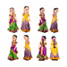 Baby Shower Function Set - 16 x 5 Inches | Plastic Doll/ Valaikappu Function for Home/ 800 Gms Approx - Plastic Bommai