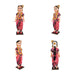 Iyengar Young Couple Cloth Golu Bommai Pair- 16 x 5.5 Inches | Giri Golu Doll/Navaratri Golu Bomma/Gombe/Bommai - Cloth Kolu Bommai