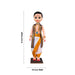 Iyengar Young Couple Cloth Golu Bommai Pair- 16 x 5.5 Inches | Giri Golu Doll/Navaratri Golu Bomma/Gombe/Bommai - Cloth Kolu Bommai