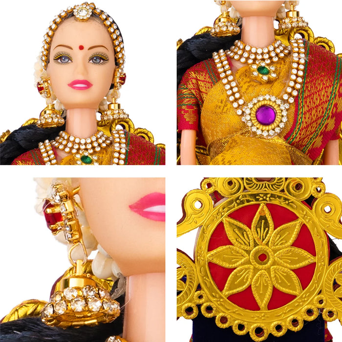 Baby Shower Plastic Golu Bommai - 9 x 7.5 Inches | Giri Golu Doll/ Navaratri Kolu Bommai/ Dasara Doll/ Bomma