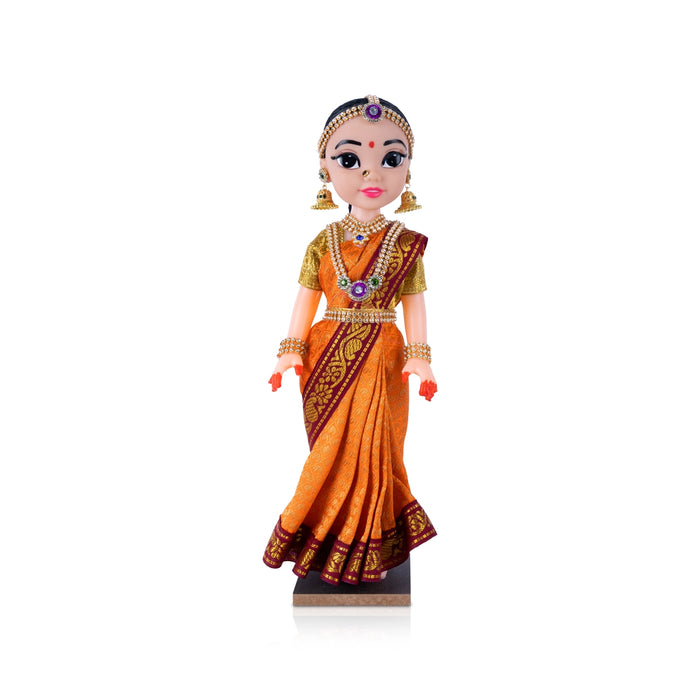 Bride Plastic Golu Bommai - 12 x 4.2 Inches | Giri Golu Doll/ Navaratri Golu Bommalu
