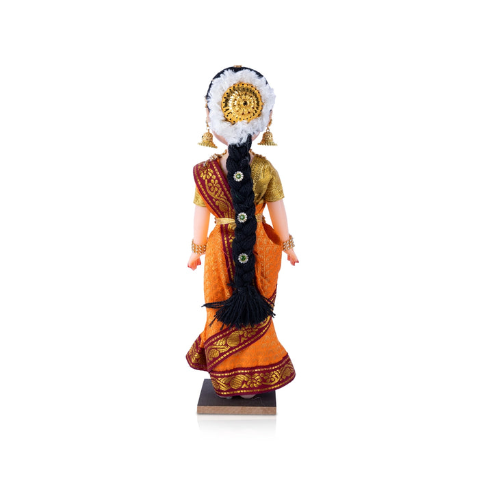 Bride Plastic Golu Bommai - 12 x 4.2 Inches | Giri Golu Doll/ Navaratri Golu Bommalu