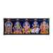 Photo Frame - 20 x 7 Inches | Five Gods Design Picture Frame for Wall Decor - Hindu God Photos & Frames