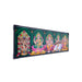 Photo Frame - 20 x 7 Inches | Five Gods Design Picture Frame for Wall Decor - Hindu God Photos & Frames