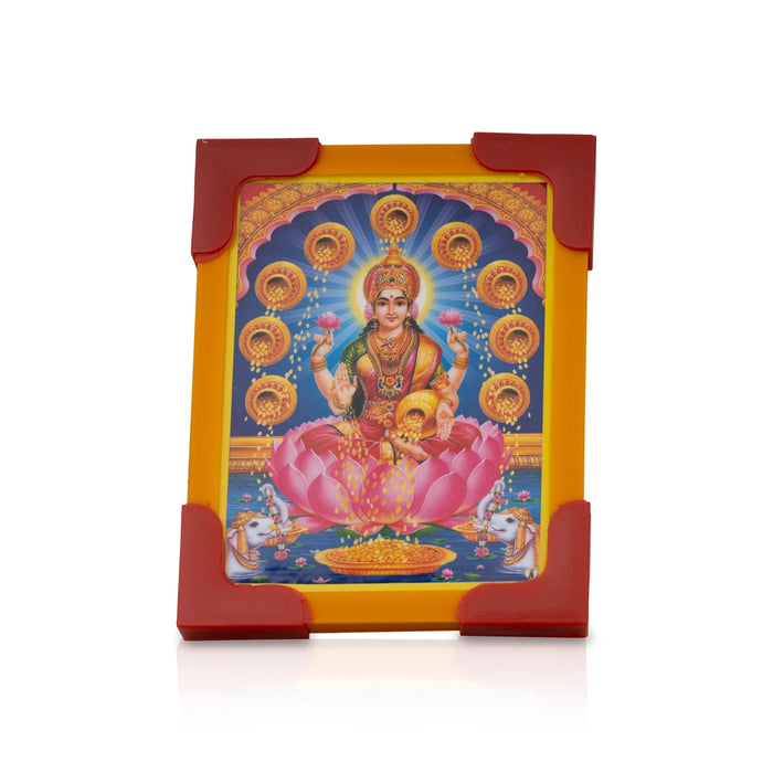 Laminated Photo Frame With Back Stand - 3 x 4 Inches | Picture Frame/ Photo Lamination And Framing for Pooja - Hindu God Photos & Frames