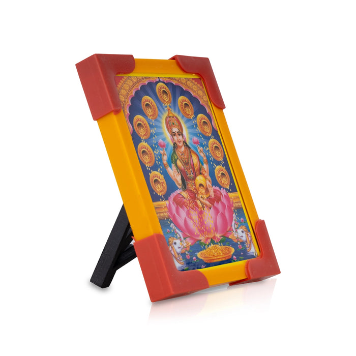 Laminated Photo Frame With Back Stand - 3 x 4 Inches | Picture Frame/ Photo Lamination And Framing for Pooja - Hindu God Photos & Frames