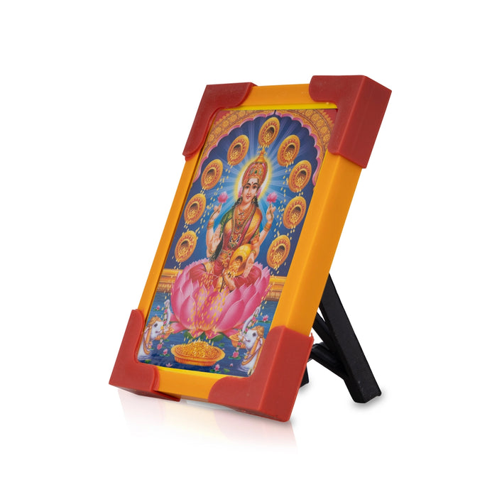 Laminated Photo Frame With Back Stand - 3 x 4 Inches | Picture Frame/ Photo Lamination And Framing for Pooja - Hindu God Photos & Frames