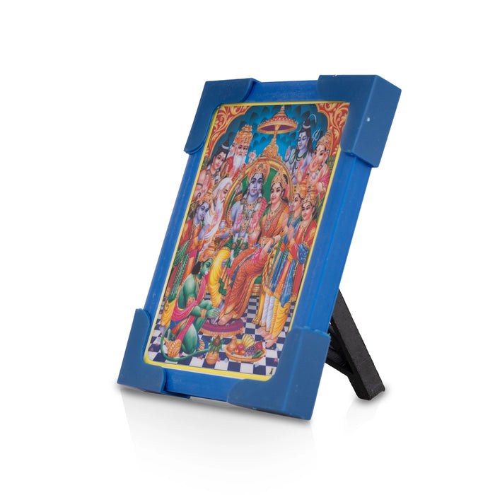 Laminated Photo Frame With Back Stand - 3 x 4 Inches | Picture Frame/ Photo Lamination And Framing for Pooja3 - Hindu God Photos & Frames