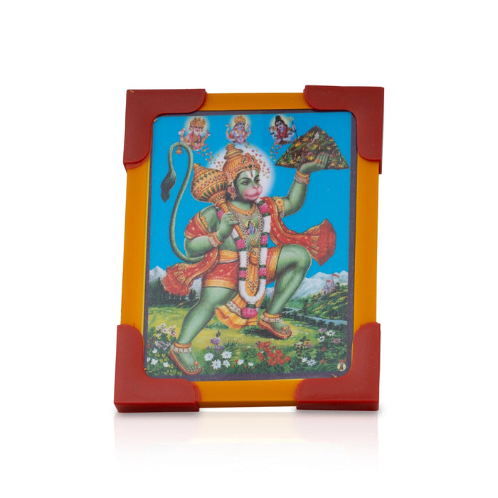 Laminated Photo Frame With Back Stand - 3 x 4 Inches | Picture Frame/ Photo Lamination And Framing for Pooja - Hindu God Photos & Frames