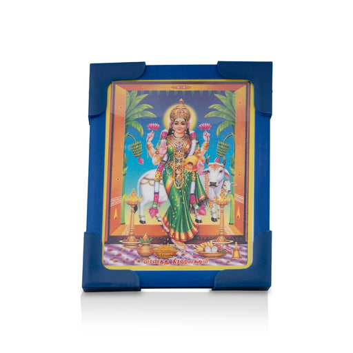 Laminated Photo Frame With Back Stand - 3 x 4 Inches | Picture Frame/ Photo Lamination And Framing for Pooja - Hindu God Photos & Frames