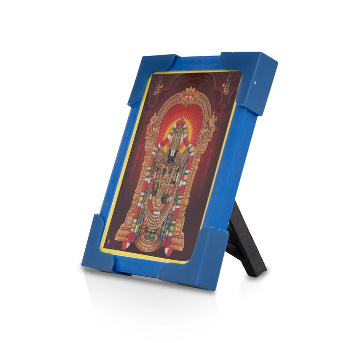 Laminated Photo Frame With Back Stand - 3 x 4 Inches | Picture Frame/ Photo Lamination And Framing for Pooja - Hindu God Photos & Frames
