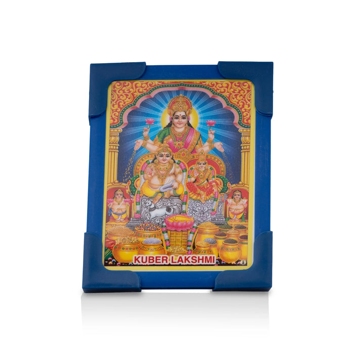 Laminated Photo Frame With Back Stand - 3 x 4 Inches | Picture Frame/ Photo Lamination And Framing for Pooja - Hindu God Photos & Frames