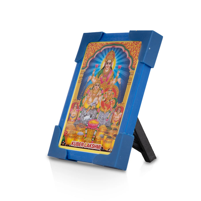 Laminated Photo Frame With Back Stand - 3 x 4 Inches | Picture Frame/ Photo Lamination And Framing for Pooja - Hindu God Photos & Frames
