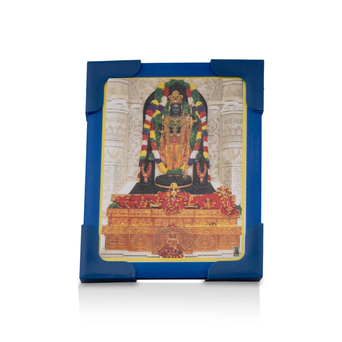 Laminated Photo Frame With Back Stand - 3 x 4 Inches | Picture Frame/ Photo Lamination And Framing for Pooja - Hindu God Photos & Frames