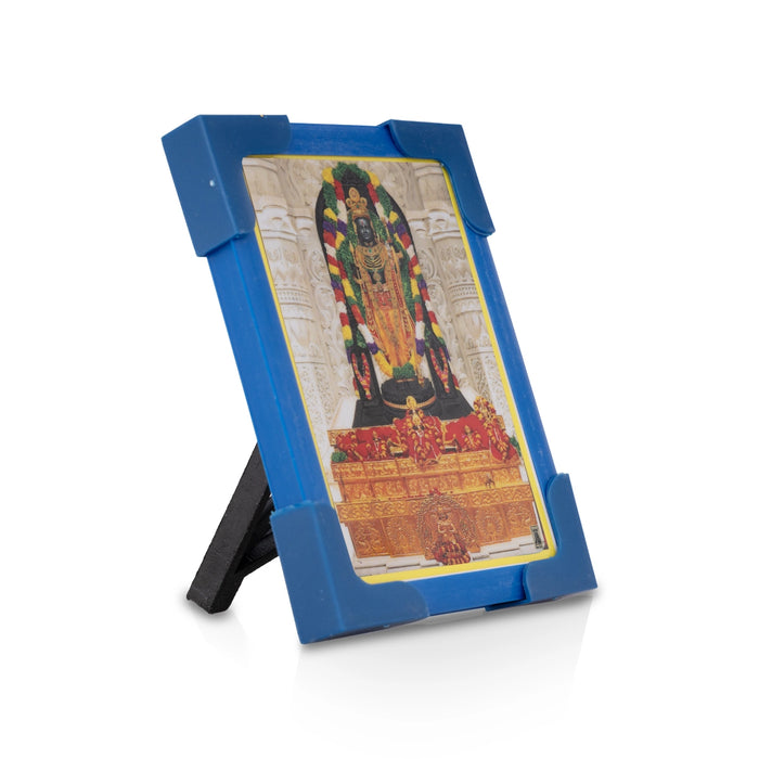 Laminated Photo Frame With Back Stand - 3 x 4 Inches | Picture Frame/ Photo Lamination And Framing for Pooja - Hindu God Photos & Frames