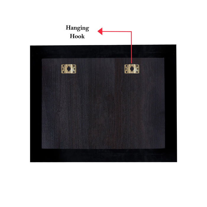 Pattachitra Painting Frame - 19 x 15 Inches | Puri Jagannath Hand Painted Frame/ Patachitra Painting for Home - Hindu God Photos & Frames