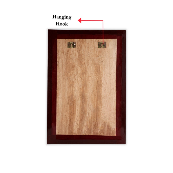 Pattachitra Painting Frame - 24 x 16 Inches | Tree Design Patachitra Painting/ Hand Painted Frame for Home - Hindu God Photos & Frames