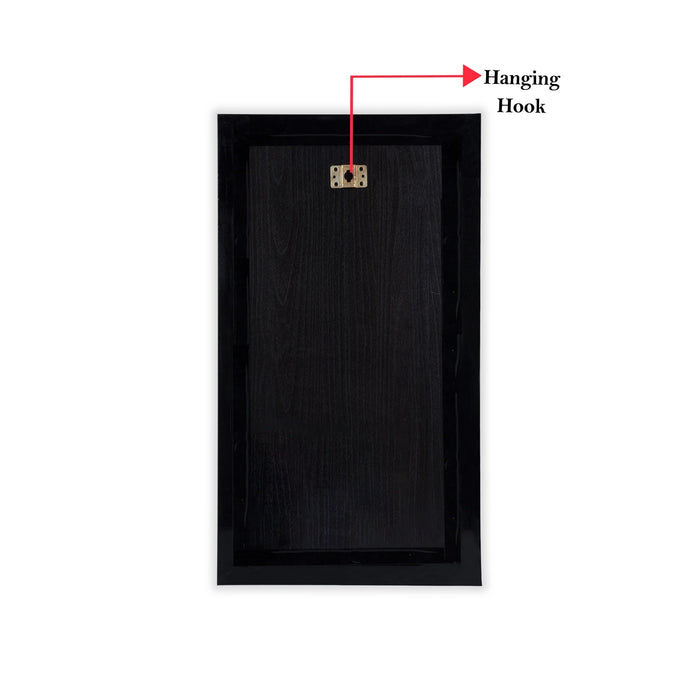 Pattachitra Painting Frame - 22 x 12 Inches | Maha Kali Design Patachitra Painting/ Hand Painted Frame for Home - Hindu God Photos & Frames