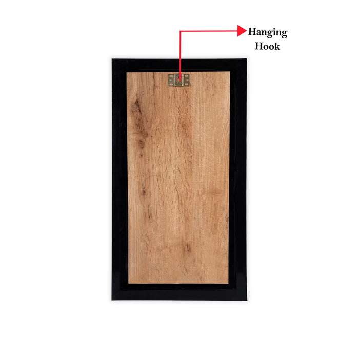 Pattachitra Painting Frame - 22 x 12 Inches | Radha Krishna Design Patachitra Painting/ Hand Painted Frame - Hindu God Photos & Frames