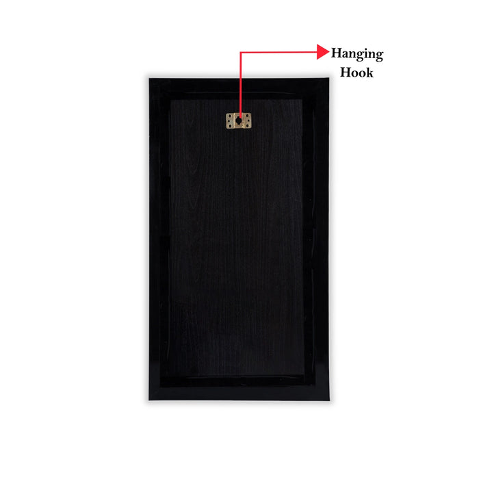 Pattachitra Painting Frame - 22 x 12 Inches | Tribal Design Patachitra Painting/ Hand Painted Frame for Home - Hindu God Photos & Frames