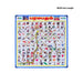 Snakes And Ladders Paramapadham Game Board - 18 x 18 Inches | Paramapatham Game/ Traditional Paramapadam Game - Traditional Games & Toys
