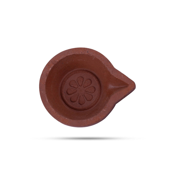 Kartik Deepam Set - 0.75 x 1.5 Inches | 12 Pcs/ Agal Vilakku/ Clay Deepam/ Agal Lamp For Festival Lighting - Karthik Deep