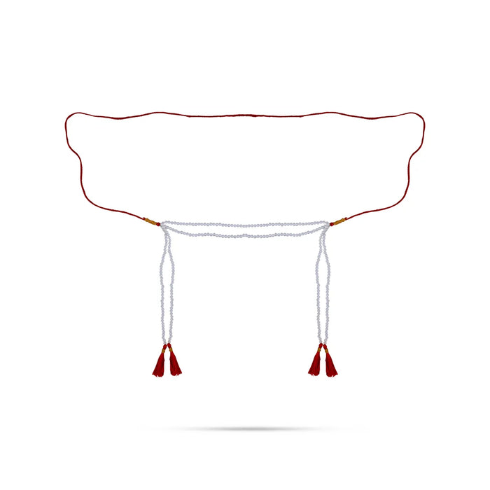 Wedding Bashing Pair - 6.5 Inches | Bead Design Mundavalya/ Mundavali for Bride And Groom