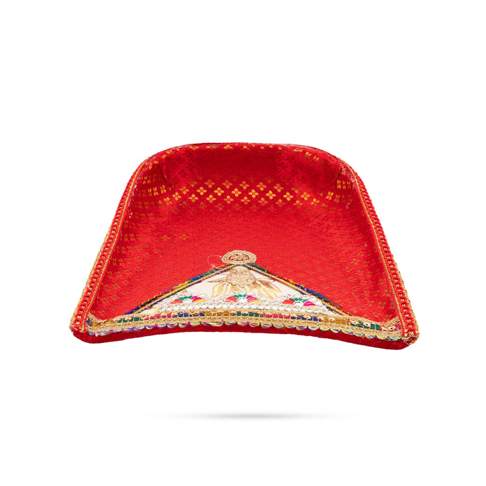 Decorative Moram - 2 x 8 x 8 Inches | Wedding Soop Decoration/ Velvet & Decorative Muram for Wedding - Wedding Essentials