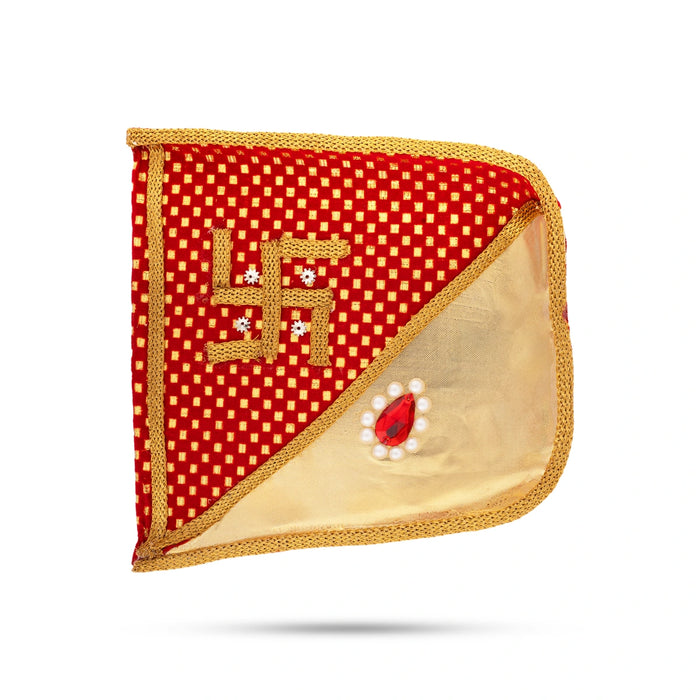 Decorative Moram - 2 x 8.5 x 8.5 Inches | Wedding Soop Decoration/ Decorative Muram for Wedding - Wedding Essentials