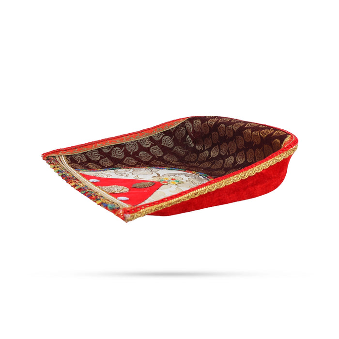 Decorative Moram - 2.5 x 9 x 11 Inches | Wedding Soop Decoration/ Decorative Muram for Wedding - Wedding Essentials