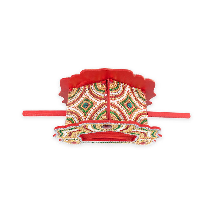 Decorative Doli - 7.75 x 9 Inches | Wooden Doli/ Decorative Pallakku/ Decorative Showpiece for Home Decor - Table Stand Accessories