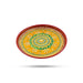 Thali Plate - 1 x 10 Inches | Decorated Plate/ Stone Work Pooja Plate for Home - Pooja Plate & Tray