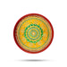 Thali Plate - 1 x 10 Inches | Decorated Plate/ Stone Work Pooja Plate for Home - Pooja Plate & Tray