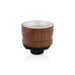 Electric Kapoor Dhani - 2.5 x 3.5 Inches | Wooden Cup Camphor Burner/ Electric Camphor Diffuser for Home - Room Freshener