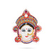Devi Face - 7.5 x 6.5 Inches | Fiber Ammavari Face/ Decorative Devi Mukhavata for Deity Decor - Head & Face Accessories