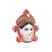 Devi Face - 7.5 x 6.5 Inches | Fiber Ammavari Face/ Decorative Devi Mukhavata for Deity Decor - Head & Face Accessories
